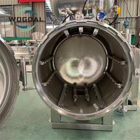 Autoclave à cornue automatique pour bain d'eau alimentaire
