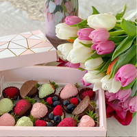 Boîtes en papier de boulangerie pour noël, sans échantillon, boîte à chocolat blanche pliante, de fraise, cadeau, avec fenêtre transparente