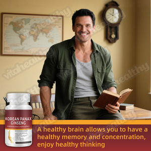 Vitahealthy Oem/Odm Kalmerende Kruidensupplement Op Maat Gemaakte <span class=keywords><strong>Ginseng</strong></span>-<span class=keywords><strong>Capsules</strong></span>, Gewoonlijk Koreaanse Panax <span class=keywords><strong>Ginseng</strong></span>-Wortelcapsules Genoemd - Product Image 6