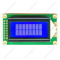 Écran LCD STN personnalisé de haute qualité MJ0802, 1,5 pouce, rétroéclairage LED, montage SMD, résolution 8*2, monochrome, marque MAIJING, 300 cd/m