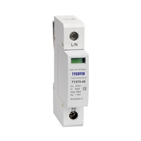 TYCOTIU TY-40 275 2P Parafoudre CA Protection contre la foudre Système d'alimentation industriel 40KA SPD en plastique pour équipement électronique
