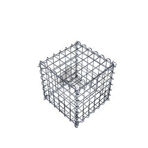 Usine soudée de grillage en métal de panier de pierre de mur de soutènement de Gabioon en Chine30 * 30*30CM - Product Image 1