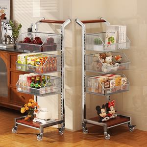 ชั้นวางของ ชั้นวางขนม ชั้นวางของในห้องนั่งเล่น ตู้เก็บของโลหะคุณภาพสูง ตู้เก็บของสไตล์วิน<span class=keywords><strong>เท</strong></span><span class=keywords><strong>จ</strong></span> รถเข็นเก็บของอเนกประสงค์ - Product Image 1