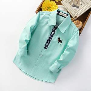 Camisas para Niños, Blusa Casual de Manga Larga con Botones, Ropa Infantil para Niños de 4 a 15 Años, para Edades de 8 Años en Adelante - Product Image 3