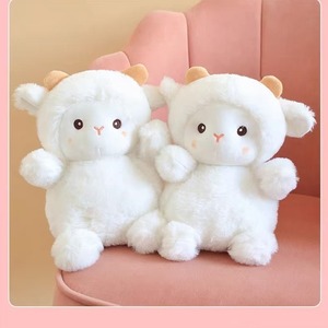 Jouet en peluche court en coton PP, mignon, dessin animé, transfrontalier, transformation vestimentaire, petite poupée mouton, cadeau pour fille - Product Image 3