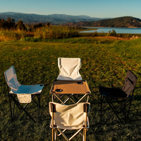 Chaise de plage pliable en tissu Oxford imperméable, portable, pour la pêche, la randonnée, le pique-nique, légère et confortable