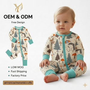 Combinaison pour bébé en fibre de bambou biologique écologique, vêtements pour bébé, douce et respirante, combinaison pour nouveau-né - Product Image 1