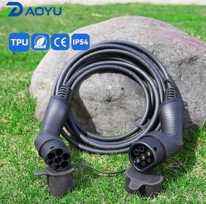 Câble de charge pour véhicule électrique Daoyu CHC001-TPU Type 2, 32A monophasé, 7,2 kW, IP54, étanche, chargeur de voiture électrique, neuf - Product Image 1