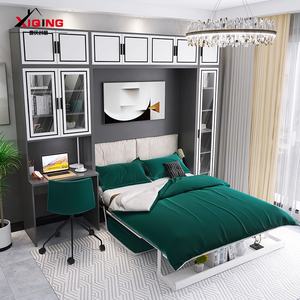 Étagère murale intégrée moderne de luxe <span class=keywords><strong>Lit</strong></span> escamotable pour petits appartements Salon <span class=keywords><strong>Bureau</strong></span> ou chambre à coucher - Product Image 4