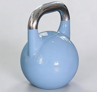 Pesas Rusas de Acero Estándar de Competición para Entrenamiento de Fuerza en Gimnasio, Pesas de Mano Ecológicas para Fitness