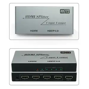 מפעל ישיר מכירות 4 דרך 4 יציאות 1 ב 4 מתוך ספליטר HDMI extender 4K 30HZ ספליטר hdmi 1x4