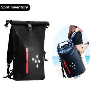 Waterproof <b>Dry</b> Backpack Outdoor Hiking Travel PVC Floating Backpack With Reflective Strip 25L - Product Image 2