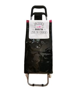 העליון אופנה 2-גלגל שיניים מלא לשימוש חוזר תיק עגלה בד אלומיניום פלסטיק ירקות פלסטיק pras carrinho דה קומברס - Product Image 1