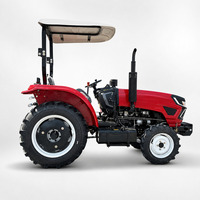 Tracteur agricole à roues certifié CE, facile à utiliser, 35 CV, 55 CV, 4x4, compact, avec pneus R1, ROPS