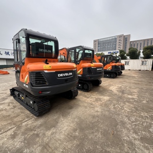 Excavadora DOOSAN DEVELON DX60E de 6 toneladas, nueva máquina fabricada en Corea con certificación EPA, componentes del núcleo del motor Yanmar incluidos - Product Image 1
