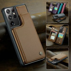 Caseme เคสหนังฝาหลังแบบฝาพับแม่เหล็ก, สำหรับ Samsung S23 22 21 FE Note 20 <span class=keywords><strong>10</strong></span> <span class=keywords><strong>Plus</strong></span> เคสกันกระแทกสำหรับ Samsung S23 FE - Product Image 1