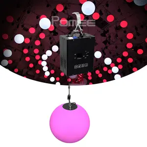 Fullcolor RGBW 4in1 Led Sphere Kinetic Light Balls For Wedding Events Club Mall Hall Stage Lifting System Matrix Lighting