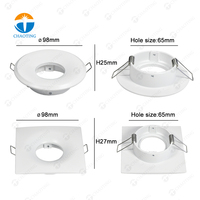 Luz descendente de aluminio para techo, lámpara LED COB de 3, 5, 6 y 7 W, accesorios de foco MR16, GU10, GU5.3
