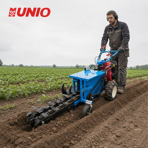Miniexcavadora Portátil China con Motor Diésel <span class=keywords><strong>de</strong></span> 16 HP para Drenaje <span class=keywords><strong>de</strong></span> Huertos Agrícolas, Zanjas y Tendido <span class=keywords><strong>de</strong></span> Cables/Tuberías - Product Image 1
