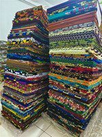 Kain Cetak Katun Wax Afrika Asli Belanda Guangzhou Grosir, Kain Wax Ankara Asli