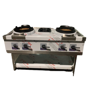 Chinoise commerciale cuisinière à gaz cuisinière avec deux wok pour restaurant - Product Image 2