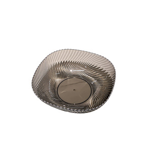 Glass Fruit Platter QSGP For Coffee <b>Table</b> Modern Design Decorative Serving Tray - Product Image 5