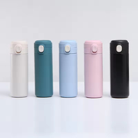 Bouteille d'eau isotherme personnalisée de haute qualité avec logo, 450 ml, avec bec verseur escamotable, anti-fuite, pour femmes et enfants