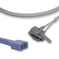 Capteur/Sonde de SpO2 à pince pour doigt à 9 broches pour adultes/enfants/nouveau-nés, compatible avec Nellcor Ds-100