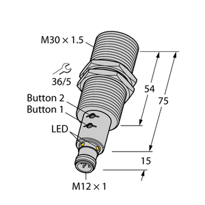 Sensores ultrasónicos RU40U-M18E-2UP8X2T-H1151 RU130U-M18E-2UP8X2T-H1151 RU300U-M30E-2UP8X2T-H1151 - Product Image 4