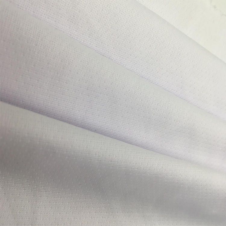 Haute Qualité Couleur Unie Tissu 100% Polyester Tissu Piqué Pour Polo