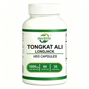Cápsulas de Extracto Herbal Natural Puro de Longjack Eurycoma Longifolia Tongkat Ali, Suplemento para la Salud Masculina, Venta al Por Mayor de Fábrica, OEM, ODM - Product Image 1