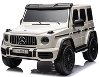 Voiture à pédales pour enfants WDDK-G63, unisexe, 4 roues, en plastique PP/ABS, avec musique, télécommande, moteur 35W*2, batterie 12V 10AH, pour les enfants de 2 à 4 ans et de 5 à 7 ans