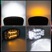 Faro Delantero de 9 Pulgadas para Camión, Luces LED para Camión, Faro LED, Luz Diurna LED, Compatible con Scania, Volvo, DAF, MAN