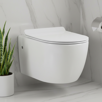 Articles sanitaires de haute qualité, WC mural, salle de bain, style moderne, céramique, WC suspendu avec Cupc