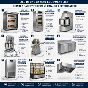 Solution Complète pour Équipements de Boulangerie : <span class=keywords><strong>Four</strong></span> à Sole Personnalisé, Trancheuse à Pain, Étuve de Fermentation X-Tray CE en Acier Inoxydable 304 - Product Image 5