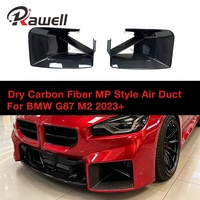 Conduits d'air de style MP à coller pour pare-chocs avant BMW G87 M2, couvercle de prise d'air 2023+
