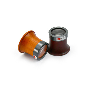 Wooden <strong>Watch</strong> <strong>Repair</strong> <strong>Magnifying</strong> Glass Mirror Eyepiece Watchmakers <strong>Repair</strong> Eye Loupe Glass Tool - Product Image 6