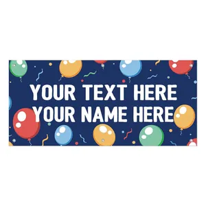 Print Your Name Graduation Retirement Celebration Custom Text Birthday Large Banner For Decoration