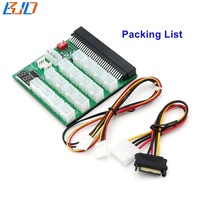 Adaptateur de carte de sortie d'alimentation 16 ports 12V PCI-E 6 broches pour alimentation de serveur HP LITEON Delta FUJITSU, vente en gros d'usine