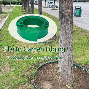 Coupe-bordure de pelouse en plastique de 4 pouces de haut sans creuser pour les accessoires de carrelage Jardim Aluminio Produit d'ornements de jardin - Product Image 5