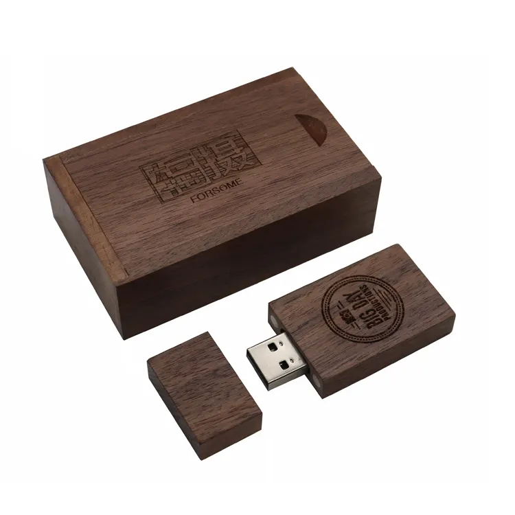 2023 Promotion 2.0 3.0 clé USB en bois 1GB 8GB 32GB 128GB clé USB écologique clé USB mémoire