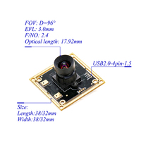 Module de caméra mini sans distorsion Hampo 5MP IMX335 USB Plug-and-Play 30fps MJPG/YUV 003-0789-b pour documents portables