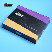 Royal Kludge RK câble enroulé usb type-c pour clavier mécanique aviateur câble enroulé usb c à double manchon