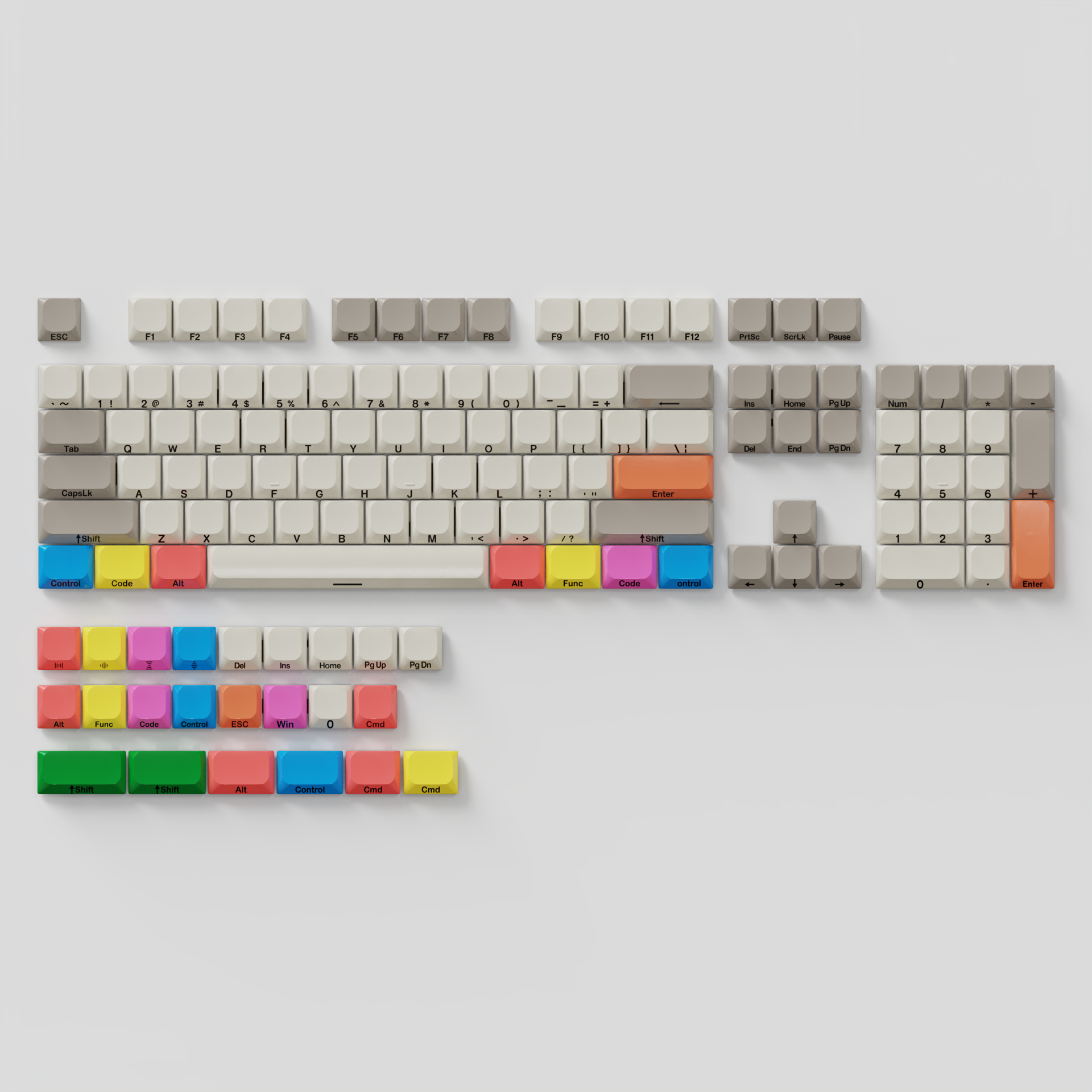 Siete colores Retro (127Key)