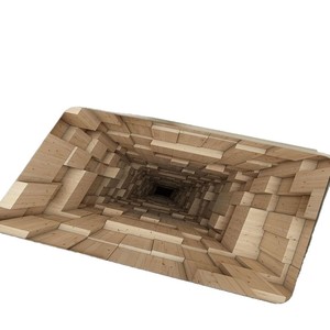 Thảm cửa ra vào xuyên biên giới mô phỏng thảm sàn rỗng trực quan dễ chăm sóc vết bẩn và lối vào nhà chống mài mòn - Product Image 5