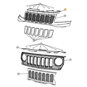 Cubierta de Tanque de Agua para Jeep Compass Patriot 68109867AA, Pieza de Repuesto de Plástico - Product Image 4