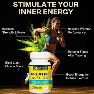 Creatine HCl 7X แคปซูลเข้มข้นเพิ่มพลังงานสำหรับการออกกำลังกายอย่างเข้มข้นเพิ่มความแข็งแรงและพลัง - Product Image 2