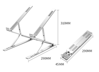 Dudukan Laptop MC N8 Baru yang Dapat Disesuaikan, Dudukan Tablet Notebook Aluminium, Alas Pendingin Meja, Penyangga Laptop Lipat