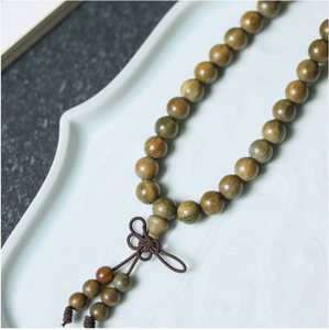 Cuentas de sándalo para mujer y hombre, 6mm, 8mm, cuentas de madera, oración budista, collar <span class=keywords><strong>Maratha</strong></span>, pulsera, regalo, joyería - Product Image 6
