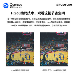 กล้องเครือข่าย T9 41X41X51 มม. เลนส์ F2.6 มองเห็นในเวลากลางคืนได้ไกล 8-10 ม. สำหรับใช้ในครอบครัวและกลางแจ้ง - Product Image 5